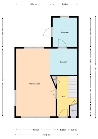 Floorplan - Asterstraat 15, 7701 ET Dedemsvaart